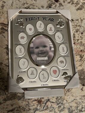 Malden International Designs Baby's First Year Collage Picture Frame - NEW